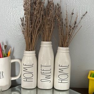 Rae Dunn flower vases